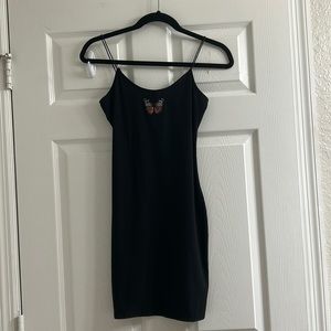 Mini black dress